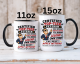 Funny Veteran Coffee Mug, Certified Top Tier Veteran Cup, Military Retirement Gift for Him, Veterans Day Birthday Present, Veteran Humor