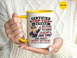 Funny Veteran Coffee Mug, Certified Top Tier Veteran Cup, Military Retirement Gift for Him, Veterans Day Birthday Present, Veteran Humor