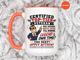Funny Veteran Coffee Mug, Certified Top Tier Veteran Cup, Military Retirement Gift for Him, Veterans Day Birthday Present, Veteran Humor