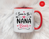 Soon to Be Nana Mug, Pregnancy Announcement Coffee Cup, New Grandma Gift from Daughter, Baby Reveal Keepsake for Mothers Day or Birthday