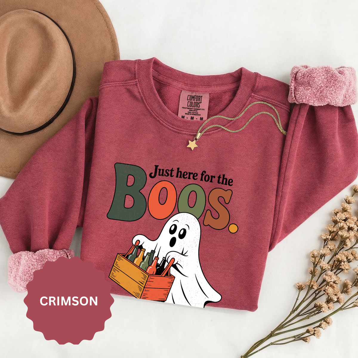 Funny Halloween Ghost Sweatshirt, Where My Boos At Party Pullover, Spooky Season Drinking Gift for Beer Lover, Adult Costume Party Outfit