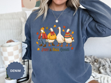Funny Fall Goose Sweatshirt, Just a Fall Goose Autumn Pullover, Cute Cozy Gift for Bird Lover, Thanksgiving and October Outfit for Her