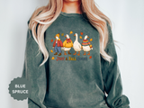 Funny Fall Goose Sweatshirt, Just a Fall Goose Autumn Pullover, Cute Cozy Gift for Bird Lover, Thanksgiving and October Outfit for Her