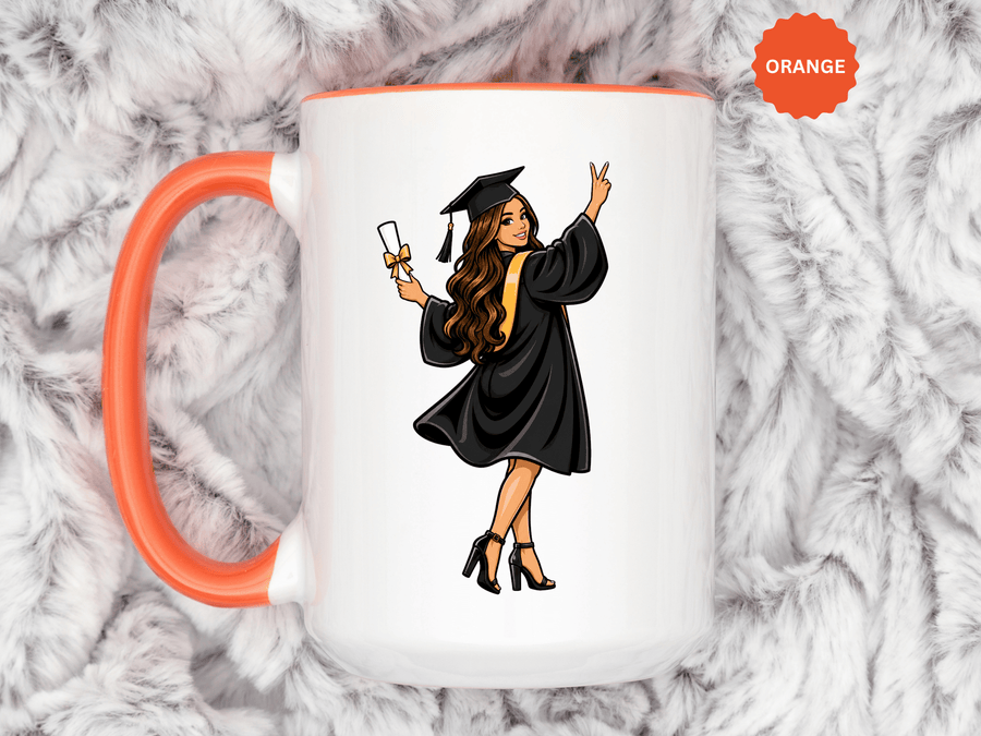 College Graduation Mug for Her, Female Graduate Coffee Cup, Congratulations Gift for Daughter, Sister or Best Friend, Senior Keepsake