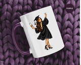 College Graduation Mug for Her, Female Graduate Coffee Cup, Congratulations Gift for Daughter, Sister or Best Friend, Senior Keepsake