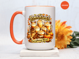 Pumpkin Spice Coffee Mug, Everything Nice Fall Cup, Autumn Latte Gift for Coffee Lover, Thanksgiving Hostess or Pumpkin Season Fan