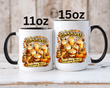 Pumpkin Spice Coffee Mug, Everything Nice Fall Cup, Autumn Latte Gift for Coffee Lover, Thanksgiving Hostess or Pumpkin Season Fan