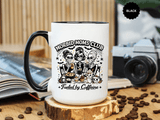 Morbid Moms Club Coffee Mug, Gothic Skeleton Mom Cup, Funny Halloween Gift for Mom Friends, Spooky Mama Birthday or Group Present for Her