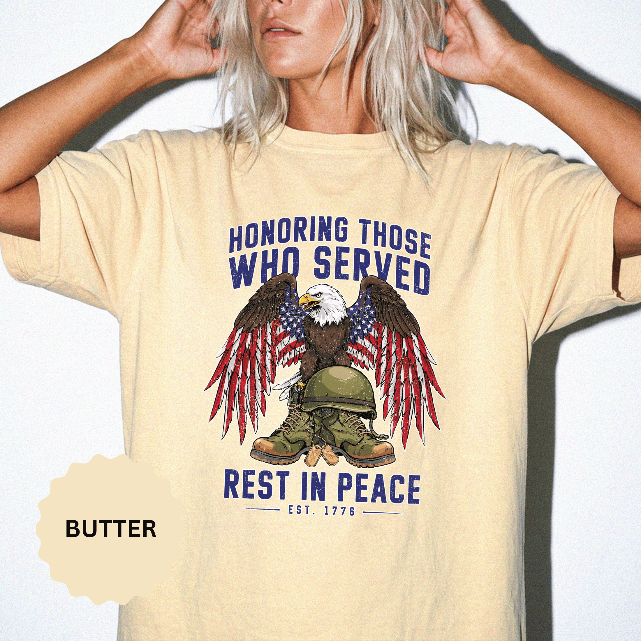 Honoring Those Who Served Shirt, Military Memorial T-Shirt, Fallen Soldier Tribute, Veteran Remembrance Gift, Patriotic Eagle Tribute Tee