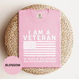 I Am a Veteran Shirt, My Oath Has No Expiration Date T-Shirt, Patriotic Military Gift, Veterans Day Tee for Retired Service Member