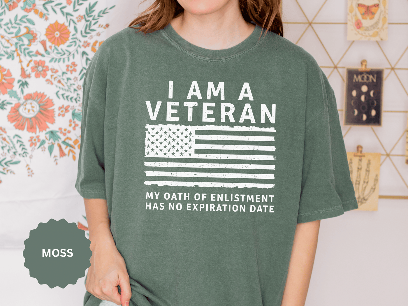 I Am a Veteran Shirt, My Oath Has No Expiration Date T-Shirt, Patriotic Military Gift, Veterans Day Tee for Retired Service Member