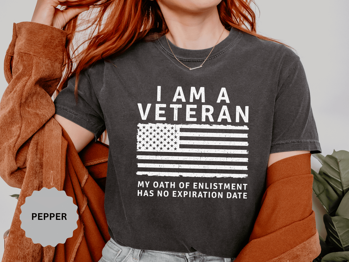 I Am a Veteran Shirt, My Oath Has No Expiration Date T-Shirt, Patriotic Military Gift, Veterans Day Tee for Retired Service Member