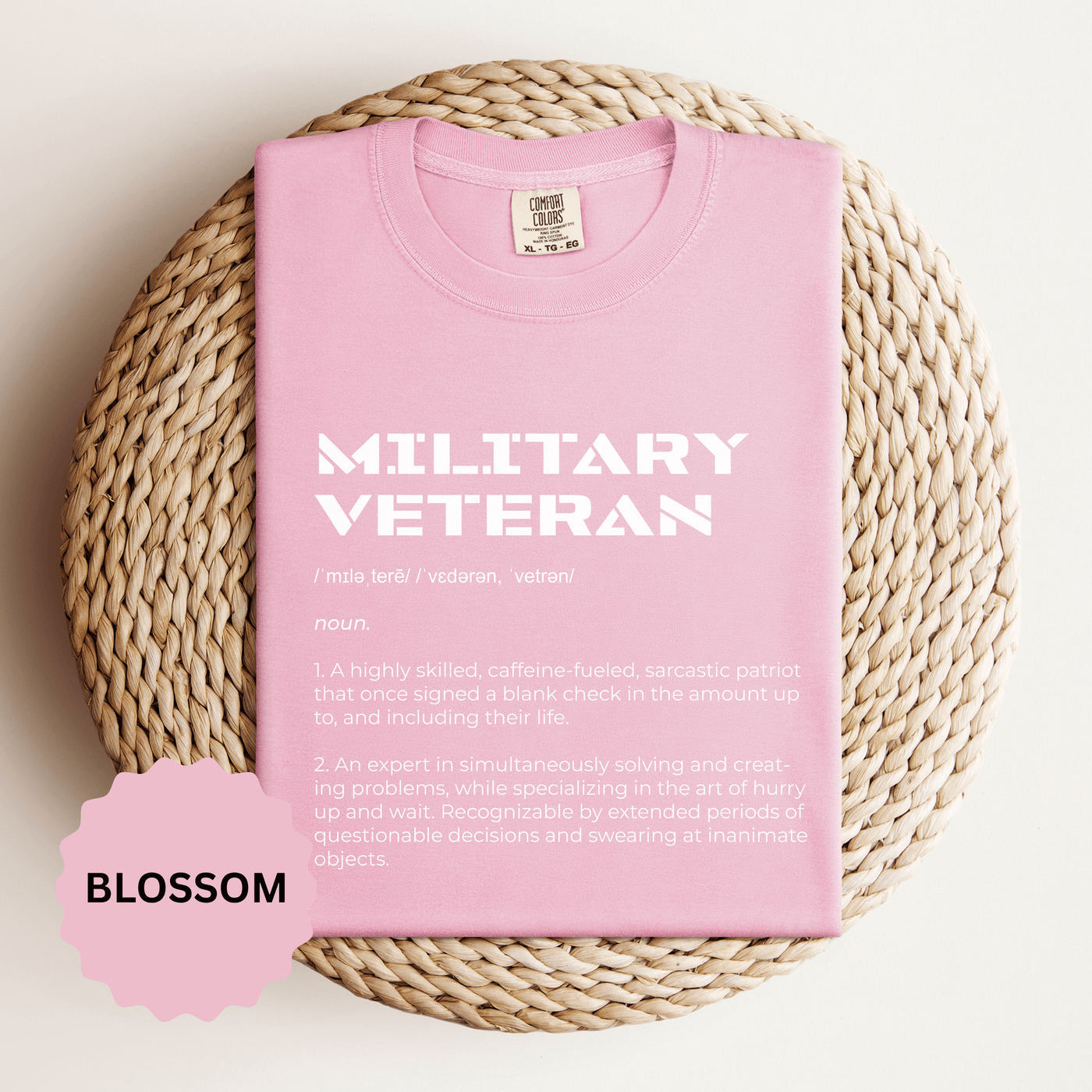 Military Veteran Definition Shirt, Funny Veteran T-Shirt, Sarcastic Armed Forces Gift, Retirement Tee for Soldier, Proud Service Member Top