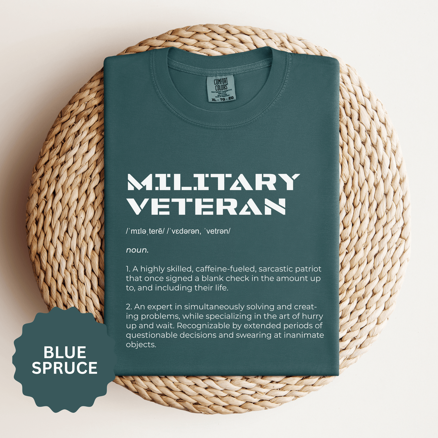 Military Veteran Definition Shirt, Funny Veteran T-Shirt, Sarcastic Armed Forces Gift, Retirement Tee for Soldier, Proud Service Member Top