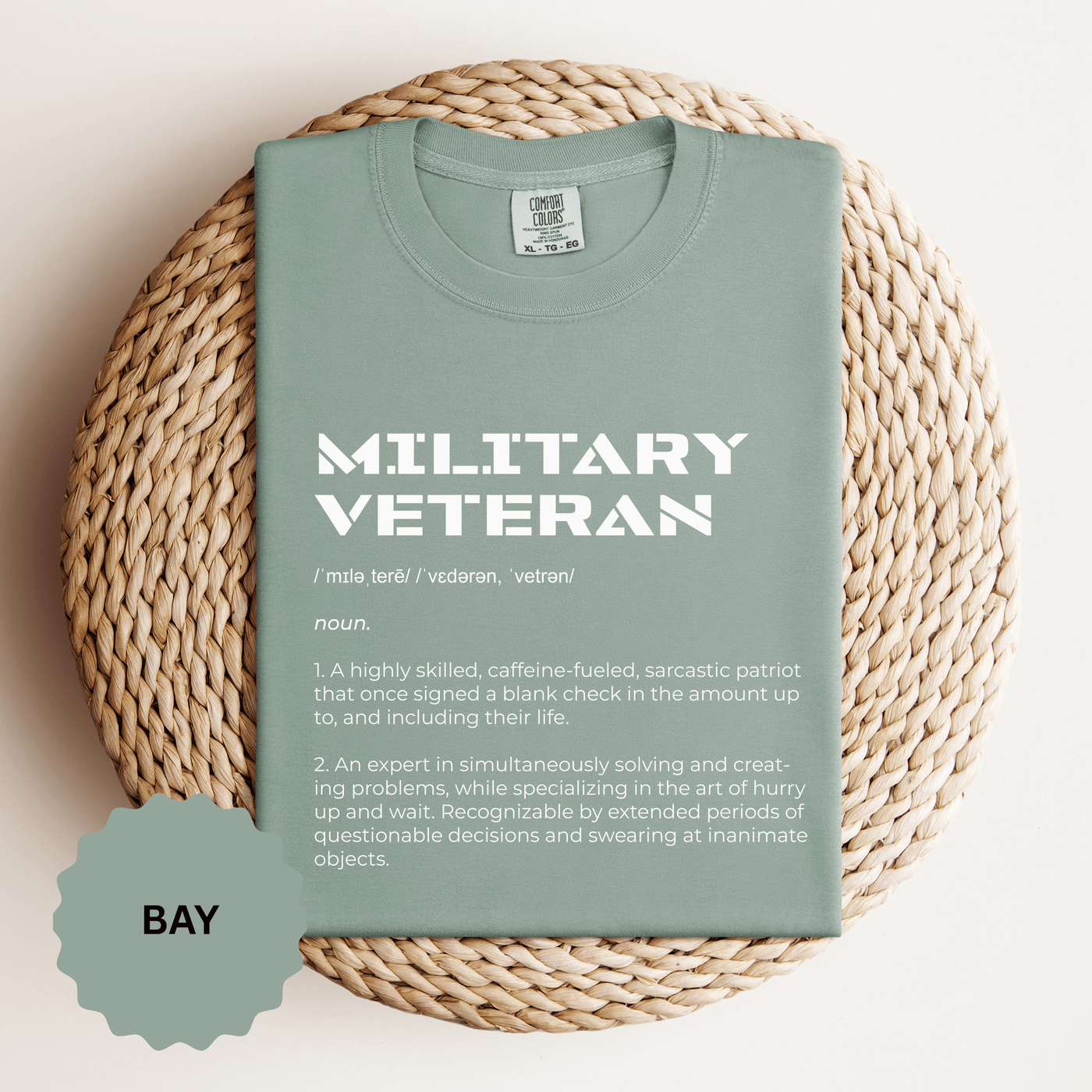 Military Veteran Definition Shirt, Funny Veteran T-Shirt, Sarcastic Armed Forces Gift, Retirement Tee for Soldier, Proud Service Member Top