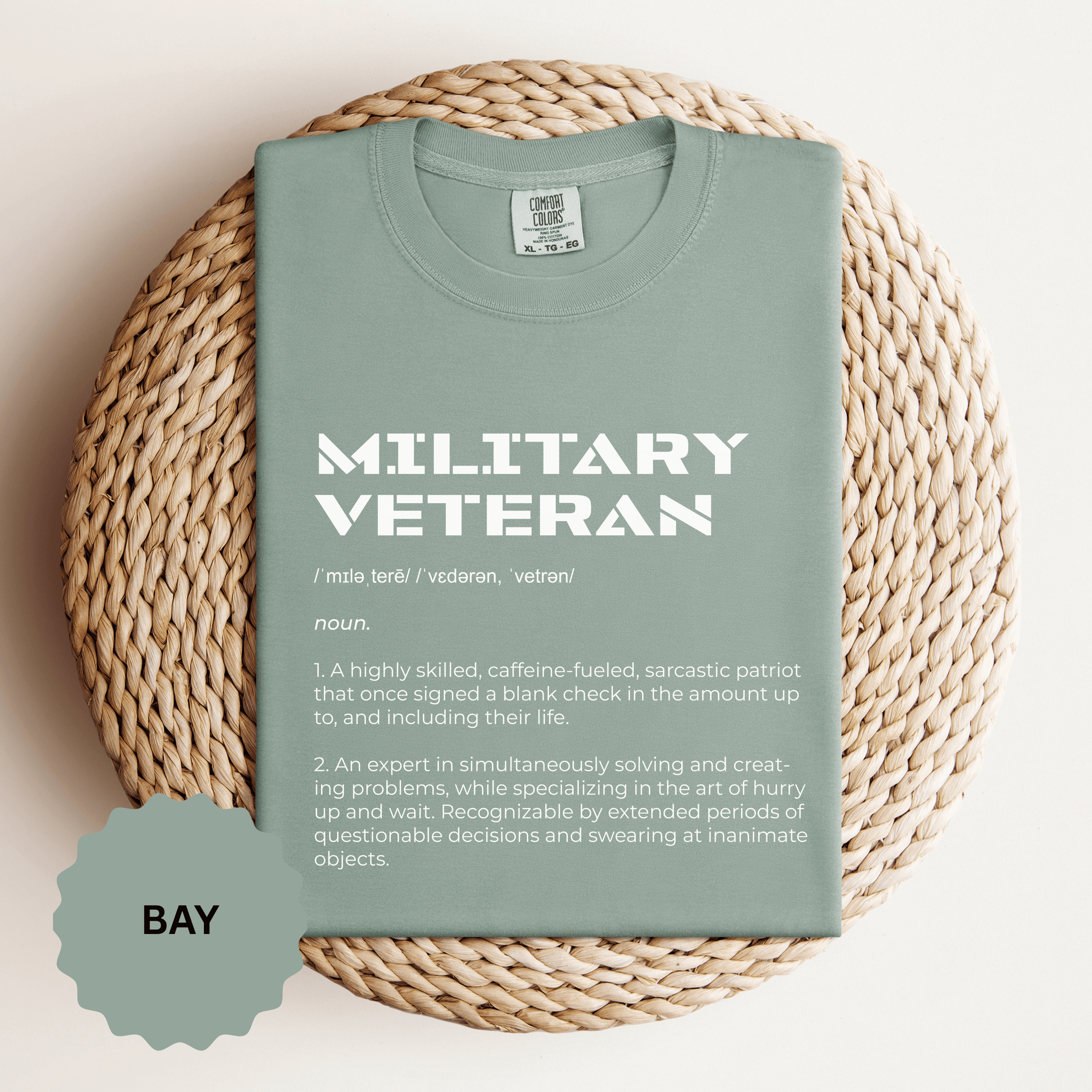 Military Veteran Definition Shirt, Funny Veteran T-Shirt, Sarcastic Armed Forces Gift, Retirement Tee for Soldier, Proud Service Member Top