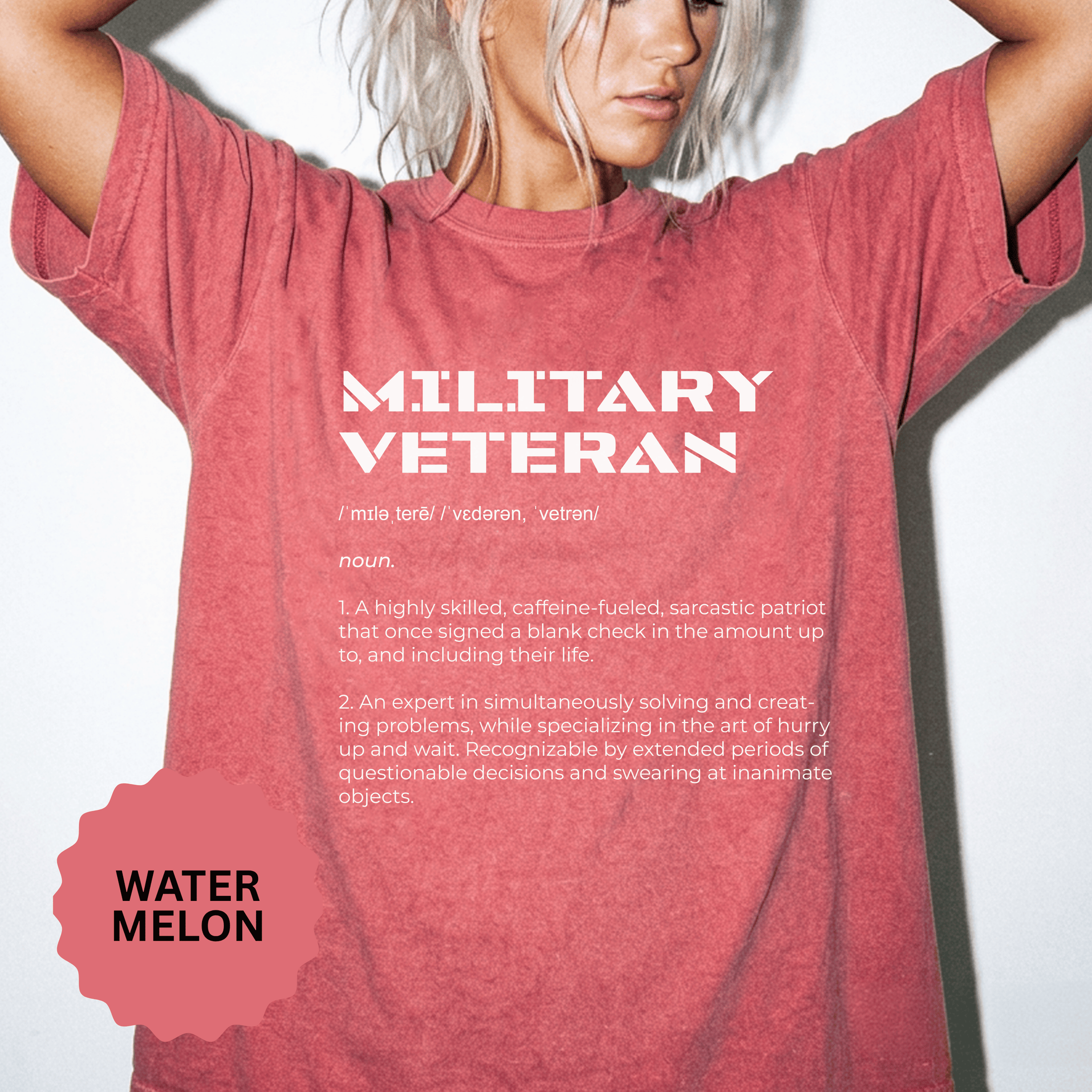 Military Veteran Definition Shirt, Funny Veteran T-Shirt, Sarcastic Armed Forces Gift, Retirement Tee for Soldier, Proud Service Member Top