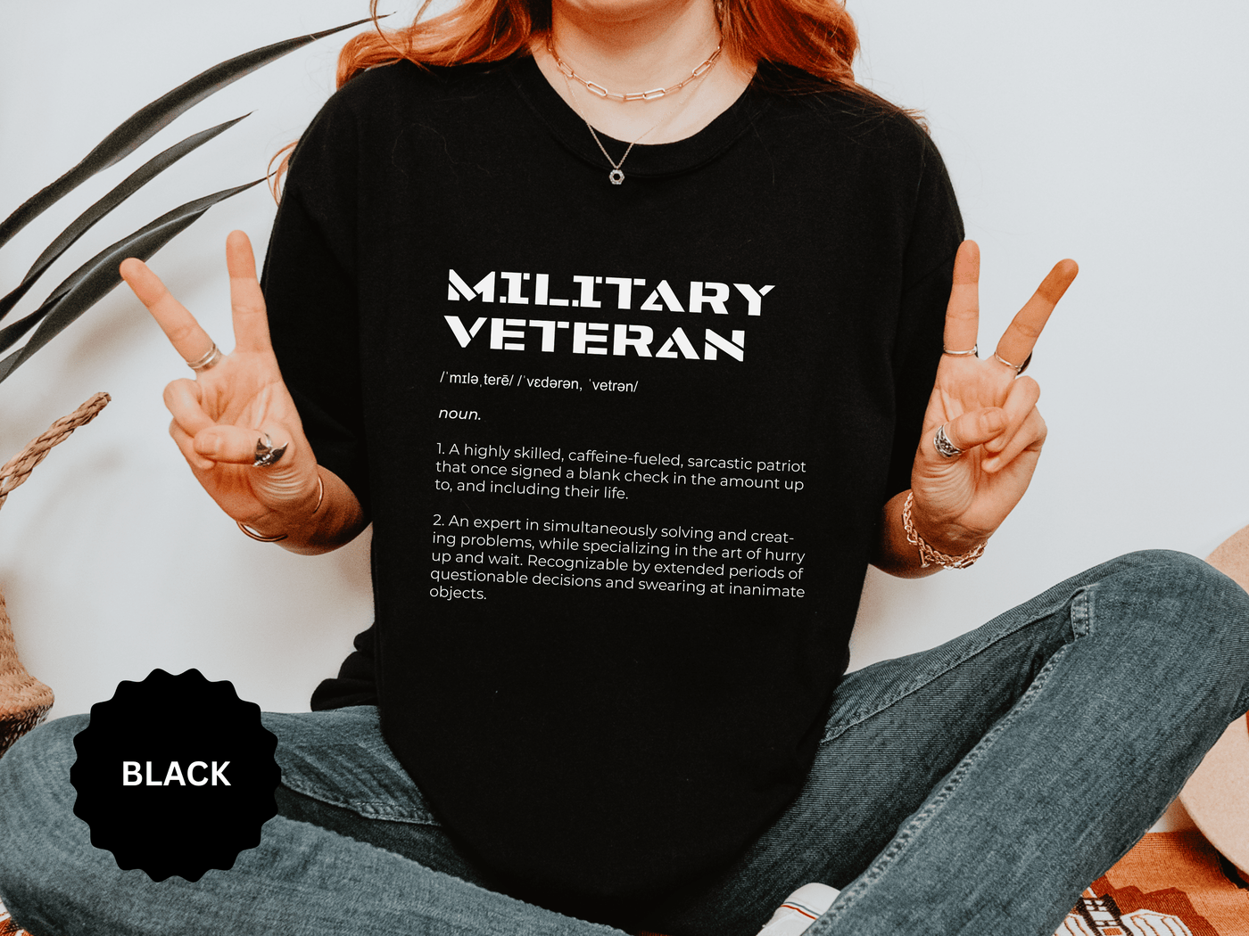 Military Veteran Definition Shirt, Funny Veteran T-Shirt, Sarcastic Armed Forces Gift, Retirement Tee for Soldier, Proud Service Member Top