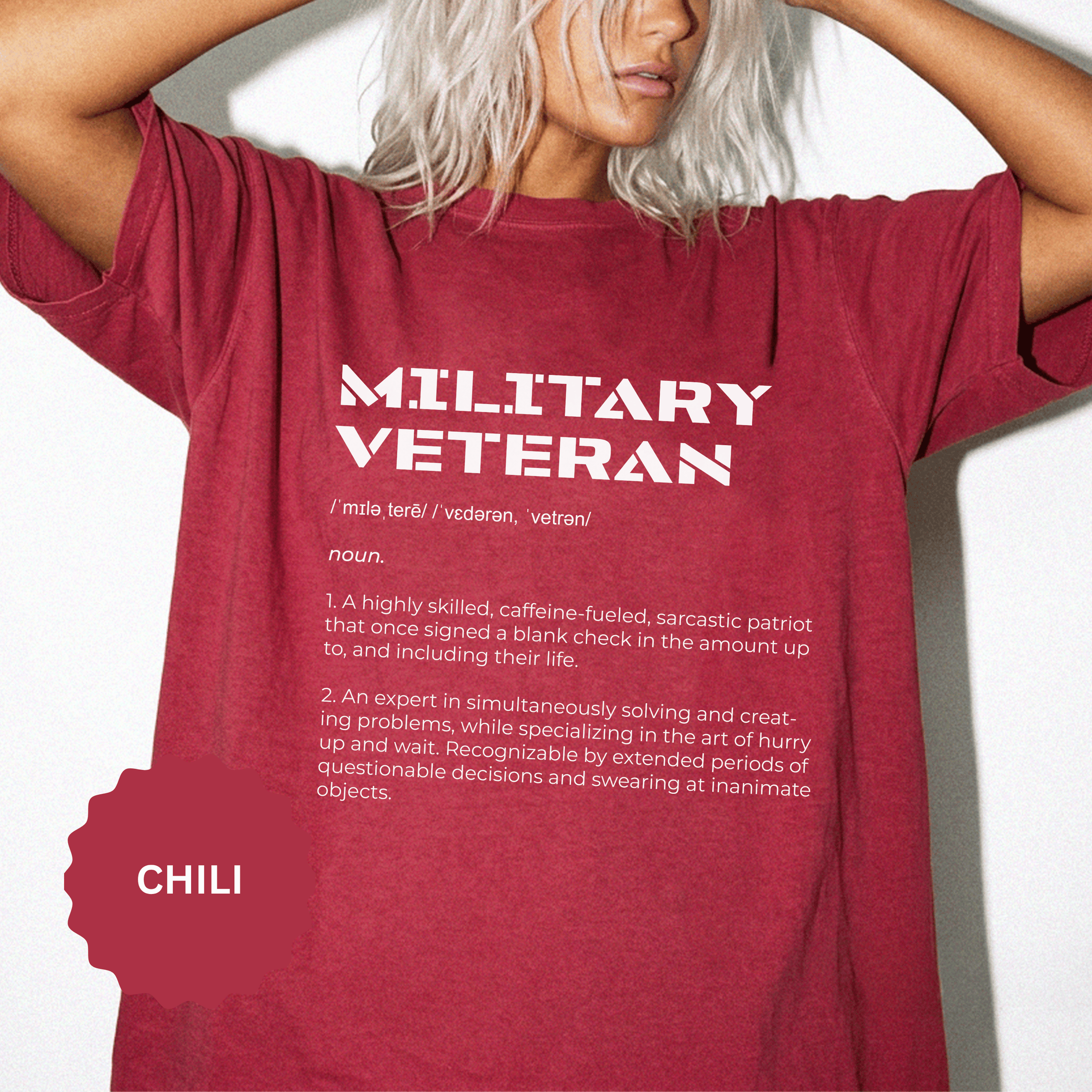 Military Veteran Definition Shirt, Funny Veteran T-Shirt, Sarcastic Armed Forces Gift, Retirement Tee for Soldier, Proud Service Member Top