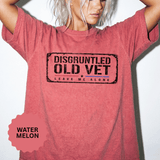 Disgruntled Old Vet Shirt, Leave Me Alone Veteran T-Shirt, Funny Military Gift for Retired Soldier, Sarcastic Veterans Day Tee for Grandpa
