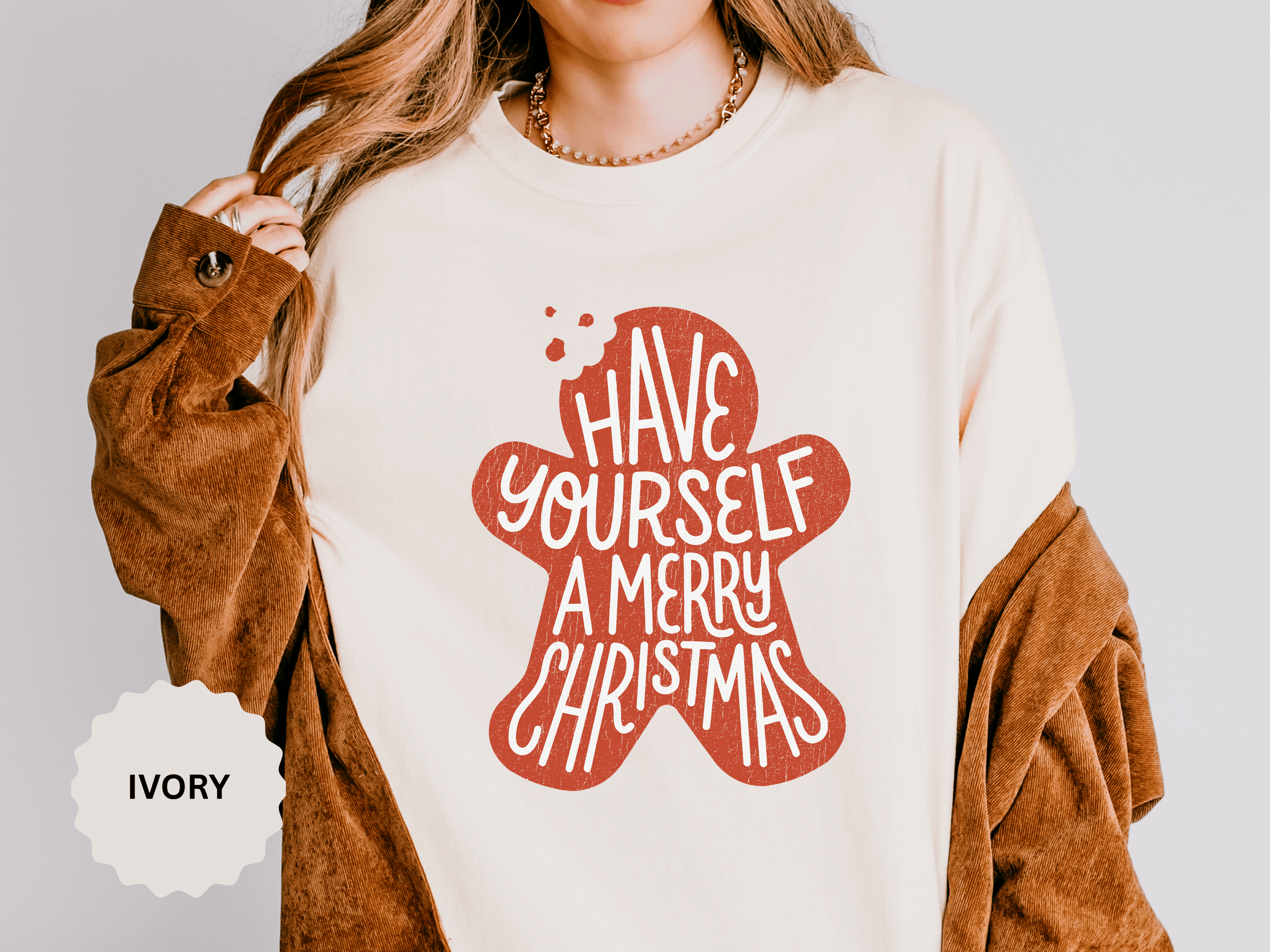 Have Yourself a Merry Christmas Shirt, Gingerbread Cookie T-Shirt, Cute Holiday Baking Tee, Christmas Gift for Baker, Mom or Teacher