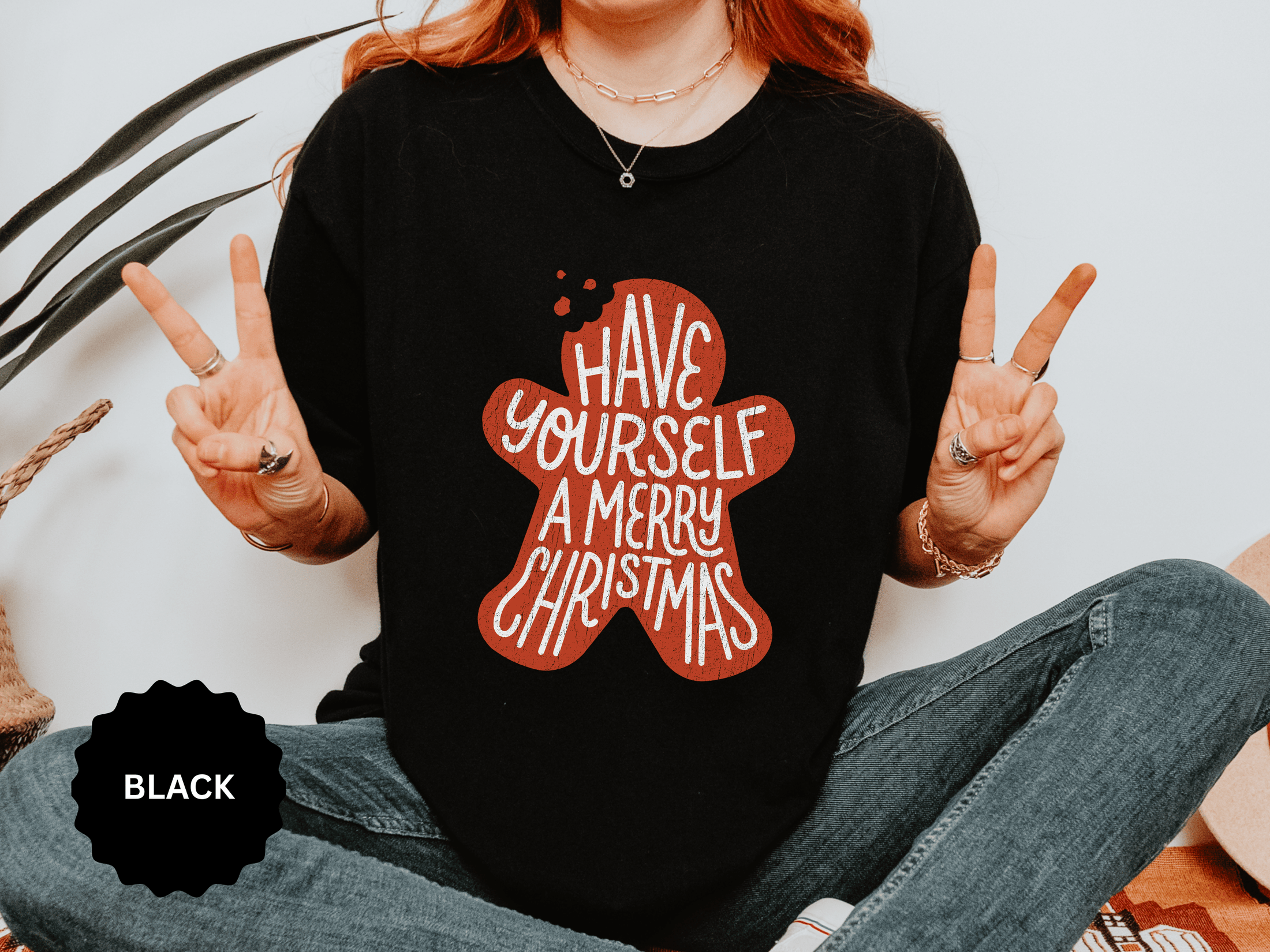 Have Yourself a Merry Christmas Shirt, Gingerbread Cookie T-Shirt, Cute Holiday Baking Tee, Christmas Gift for Baker, Mom or Teacher