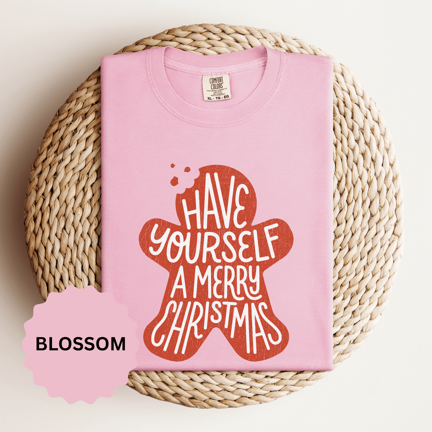 Have Yourself a Merry Christmas Shirt, Gingerbread Cookie T-Shirt, Cute Holiday Baking Tee, Christmas Gift for Baker, Mom or Teacher