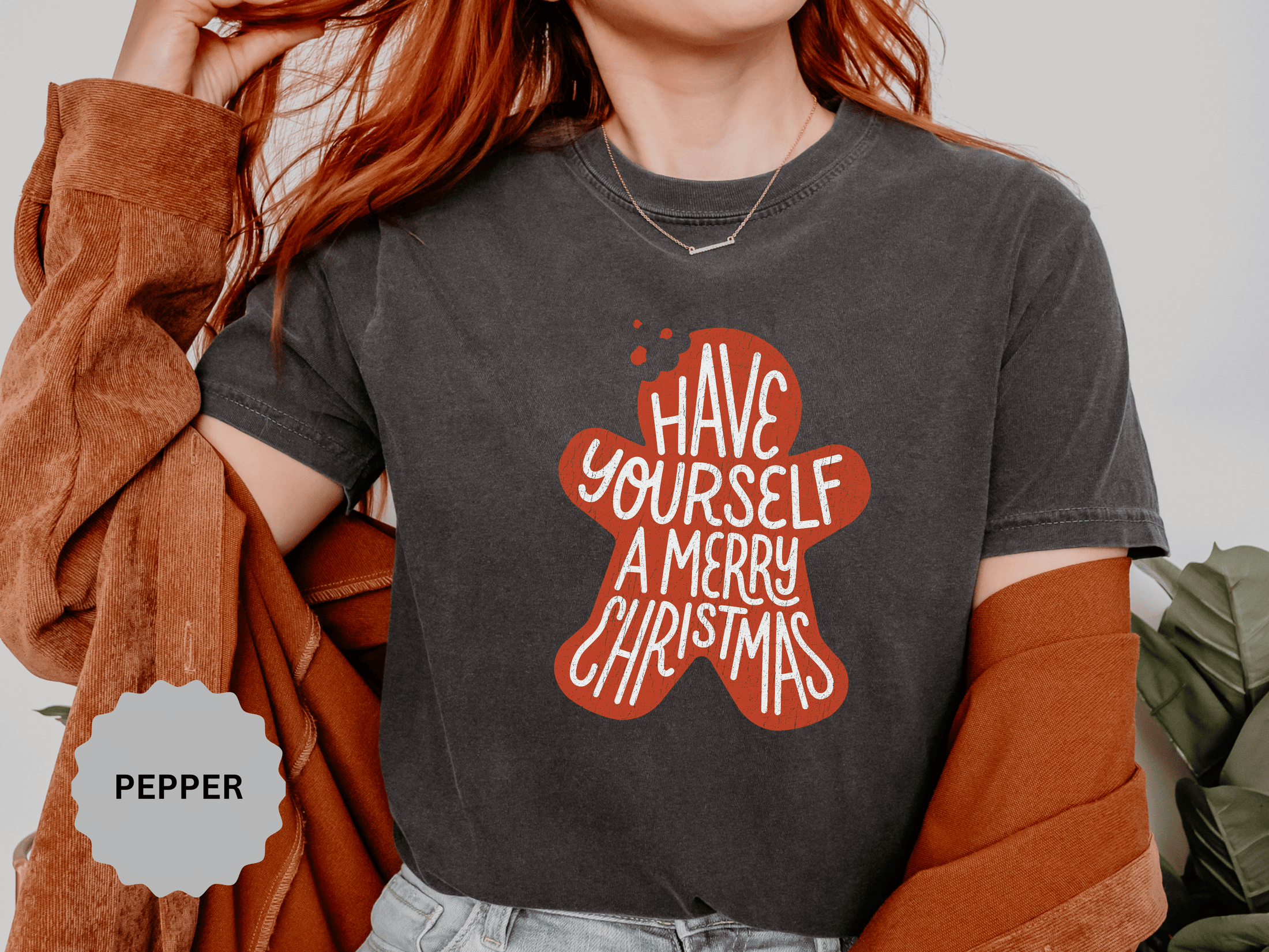 Have Yourself a Merry Christmas Shirt, Gingerbread Cookie T-Shirt, Cute Holiday Baking Tee, Christmas Gift for Baker, Mom or Teacher