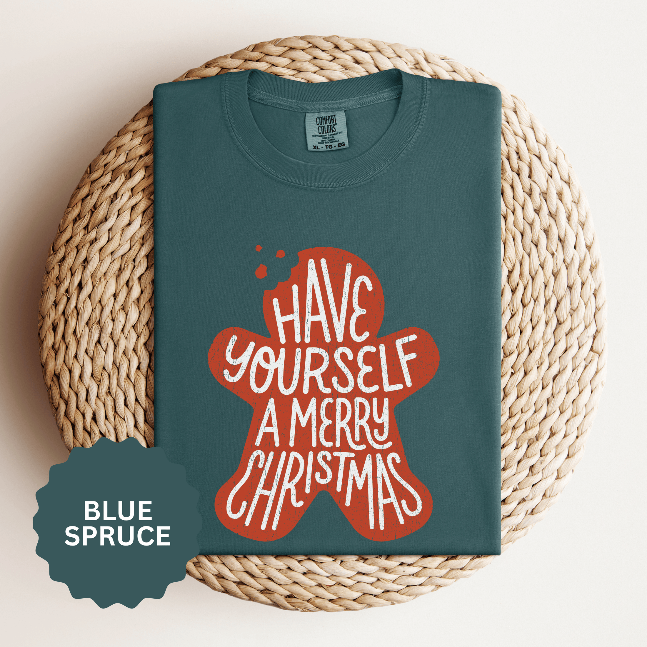 Have Yourself a Merry Christmas Shirt, Gingerbread Cookie T-Shirt, Cute Holiday Baking Tee, Christmas Gift for Baker, Mom or Teacher