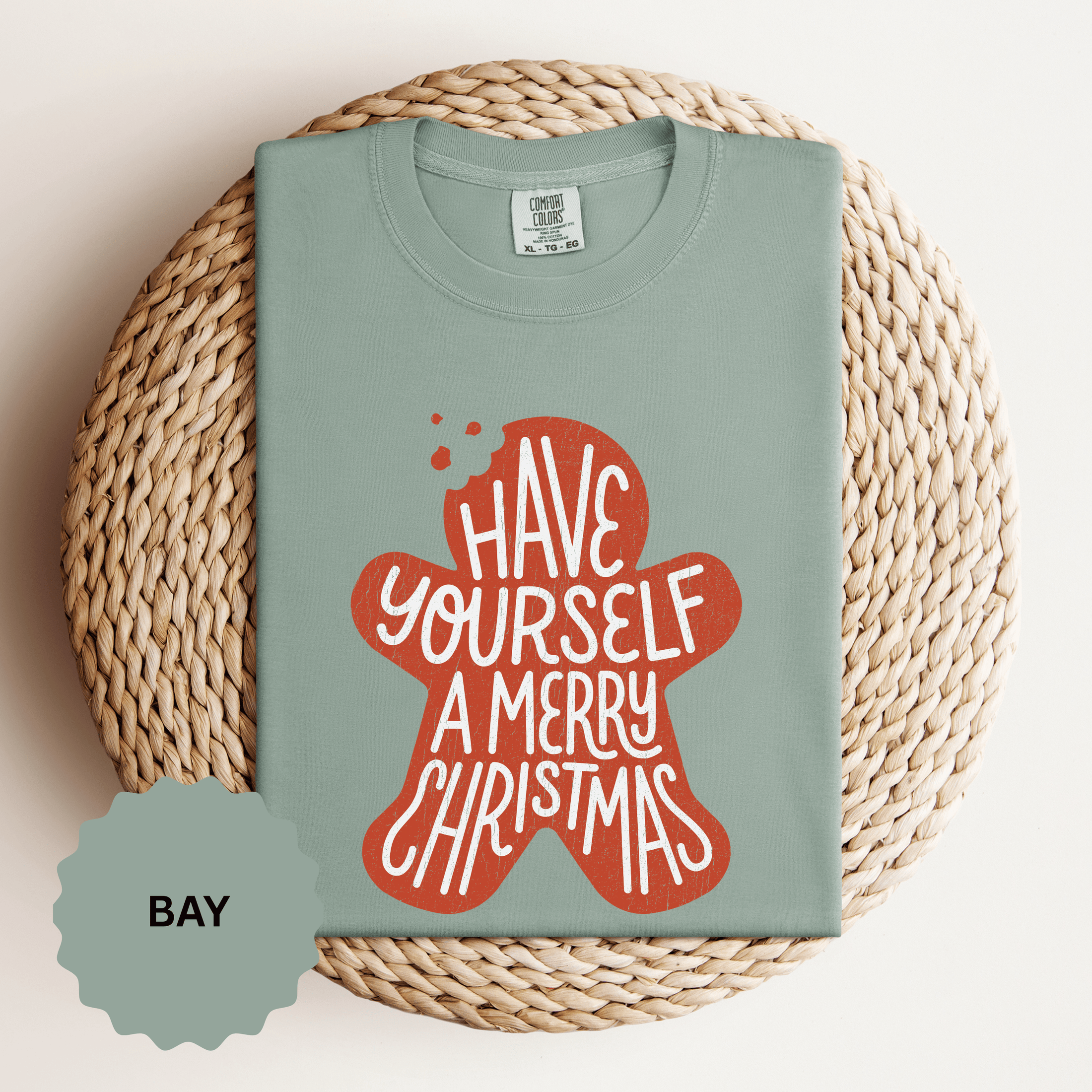 Have Yourself a Merry Christmas Shirt, Gingerbread Cookie T-Shirt, Cute Holiday Baking Tee, Christmas Gift for Baker, Mom or Teacher