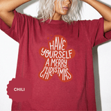 Have Yourself a Merry Christmas Shirt, Gingerbread Cookie T-Shirt, Cute Holiday Baking Tee, Christmas Gift for Baker, Mom or Teacher
