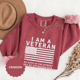 I Am a Veteran Sweatshirt, My Oath Has No Expiration Date Crewneck, Patriotic Military Gift, Veterans Day Pullover for Retired Soldier