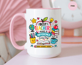 Best Teacher Appreciation Mug, Teachers Make a Difference Coffee Cup, Thank You Gift for Educator, End of Year or Christmas Keepsake