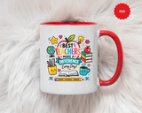 Best Teacher Appreciation Mug, Teachers Make a Difference Coffee Cup, Thank You Gift for Educator, End of Year or Christmas Keepsake