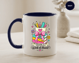 Teaching Is a Work of Heart Mug, Teacher Appreciation Coffee Cup, Thank You Gift for Educator, End of Year Classroom Keepsake for Her