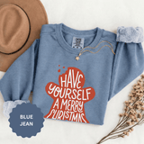 Have Yourself a Merry Christmas Sweatshirt, Gingerbread Cookie Crewneck, Cute Holiday Baking Pullover, Christmas Gift for Baker or Teacher