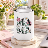 Mama Can Cooler, Floral Wine Can Holder, Mom Drink Sleeve, Mothers Day Gift for Mom, Floral Mama Gift, Cute Drink Holder for Women