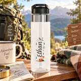 Personalized Adventure Water Bottle for Boys, Ethan Name Bottle, Hiking Gift for Kids, Camping Water Bottle, Fox Mountain Sports Gift