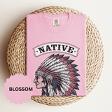 Native American Headdress Shirt, Patriotic USA Graphic Tee, Vintage American Eagle Style, Western Americana Gift, Fourth of July Shirt