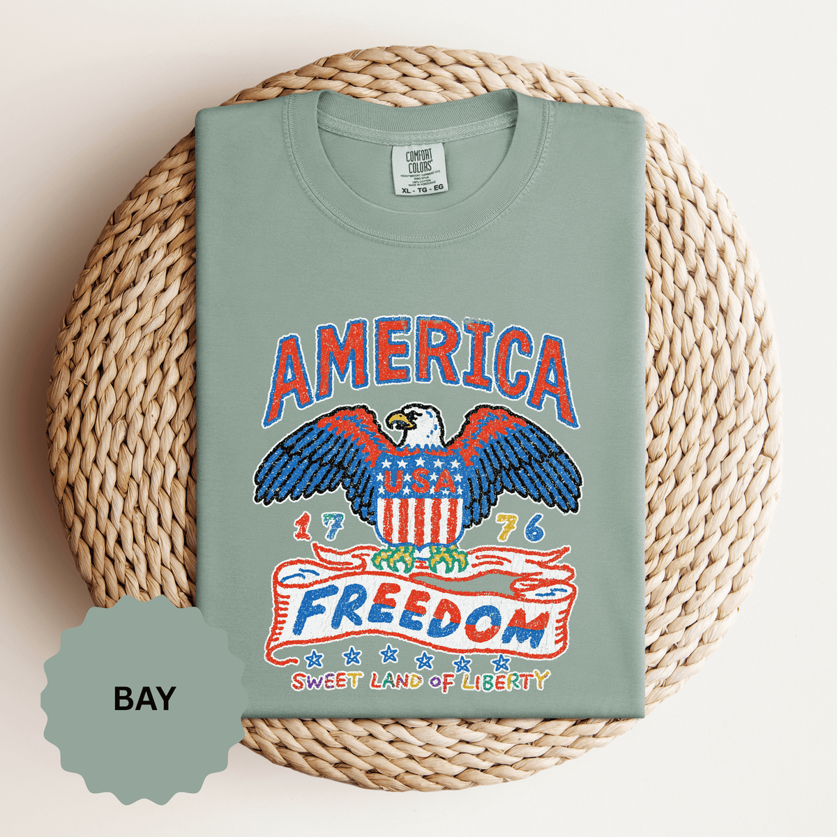 American Eagle Shirt, Patriotic USA Graphic Tee, Vintage Americana T Shirt, Fourth of July Outfit, American Pride Gift for Men and Women