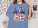 American Eagle Shirt, Patriotic USA Graphic Tee, Vintage Americana T Shirt, Fourth of July Outfit, American Pride Gift for Men and Women