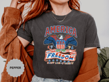 American Eagle Shirt, Patriotic USA Graphic Tee, Vintage Americana T Shirt, Fourth of July Outfit, American Pride Gift for Men and Women