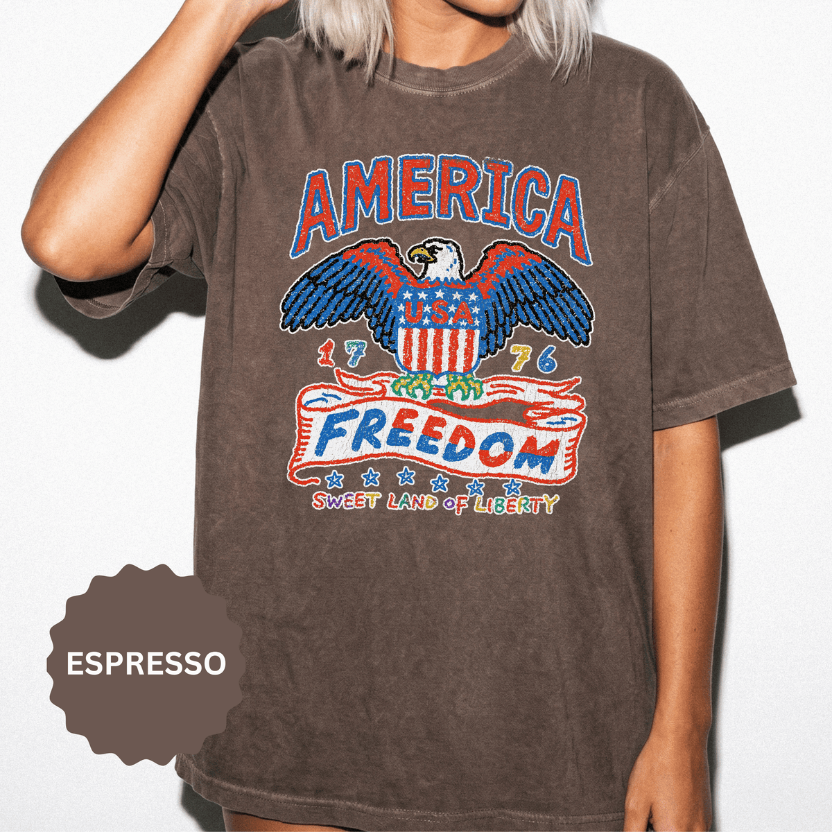 American Eagle Shirt, Patriotic USA Graphic Tee, Vintage Americana T Shirt, Fourth of July Outfit, American Pride Gift for Men and Women