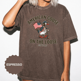 America 250 Shirt, Patriotic Goose Graphic Tee, 250th Anniversary USA T Shirt, Fourth of July Outfit, Americana Gift for Men and Women