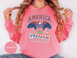 American Eagle Sweatshirt, Patriotic USA Graphic Pullover, Vintage Americana Crewneck, Fourth of July Outfit, American Pride Gift