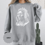 Vintage Patriotic Portrait Sweatshirt, American Heritage Graphic Pullover, Retro USA Crewneck, Americana Outfit, Fourth of July Gift