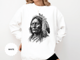 Vintage Patriotic Portrait Sweatshirt, American Heritage Graphic Pullover, Retro USA Crewneck, Americana Outfit, Fourth of July Gift