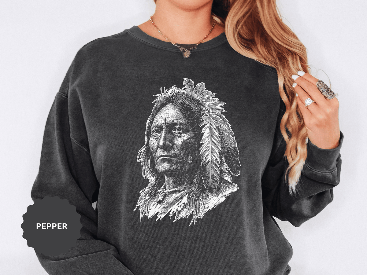 Vintage Patriotic Portrait Sweatshirt, American Heritage Graphic Pullover, Retro USA Crewneck, Americana Outfit, Fourth of July Gift