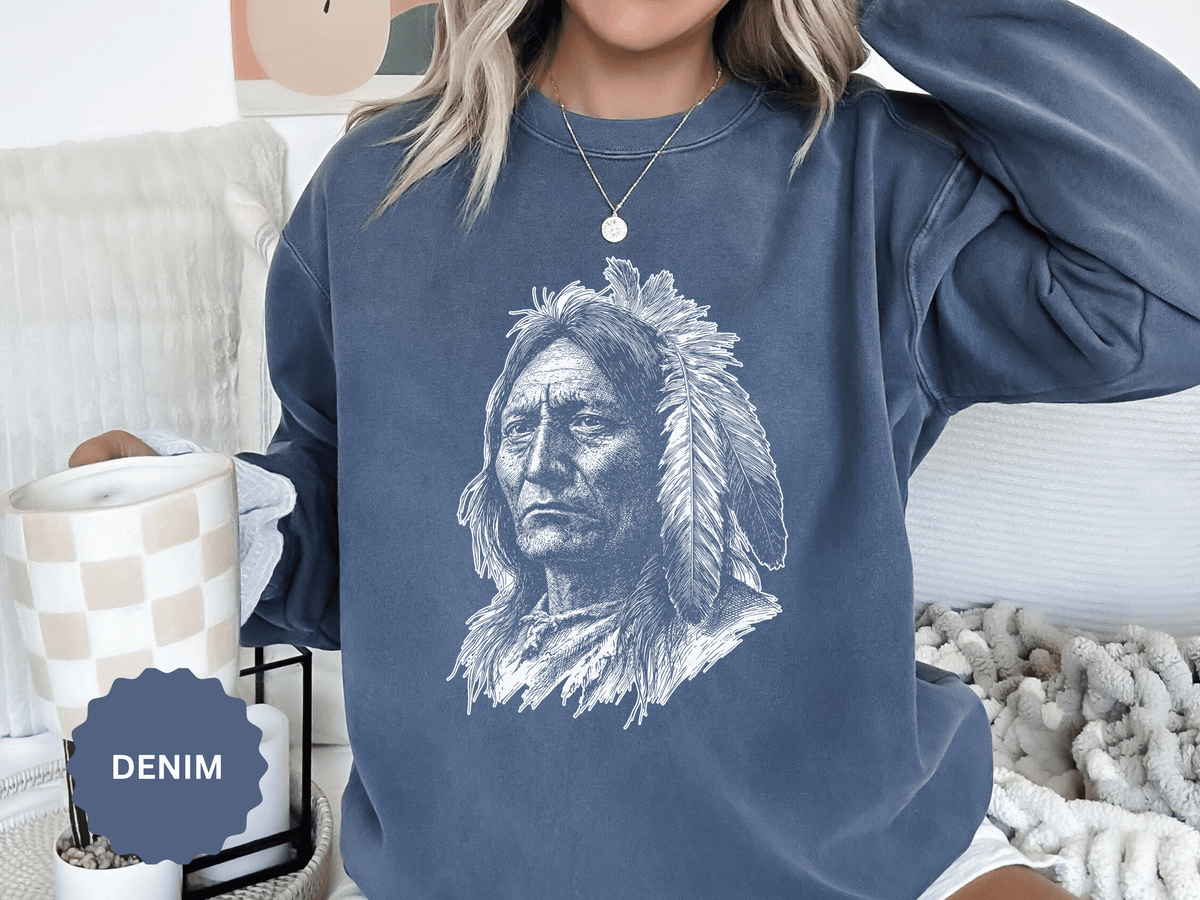 Vintage Patriotic Portrait Sweatshirt, American Heritage Graphic Pullover, Retro USA Crewneck, Americana Outfit, Fourth of July Gift