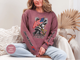 Freedom Is Not Free Sweatshirt, Patriotic Eagle Pullover, American Flag Military Style, Veterans Gift, USA Pride, Americana Clothing